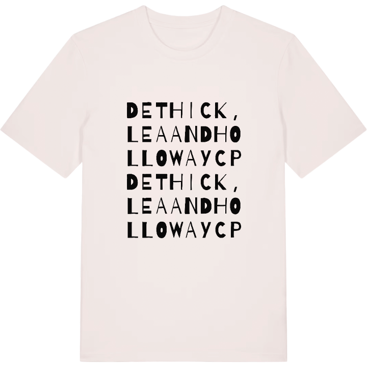 Dethick, Lea and Holloway CP ordlek t-shirt – t-shirt från PinShirt