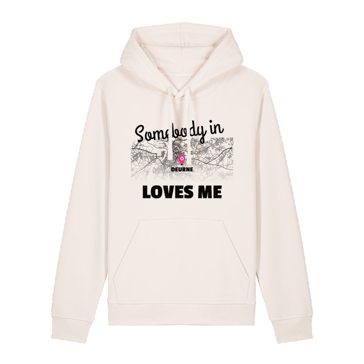 Någon i Deurne älskar mig hoodie – hoodie från PinShirt