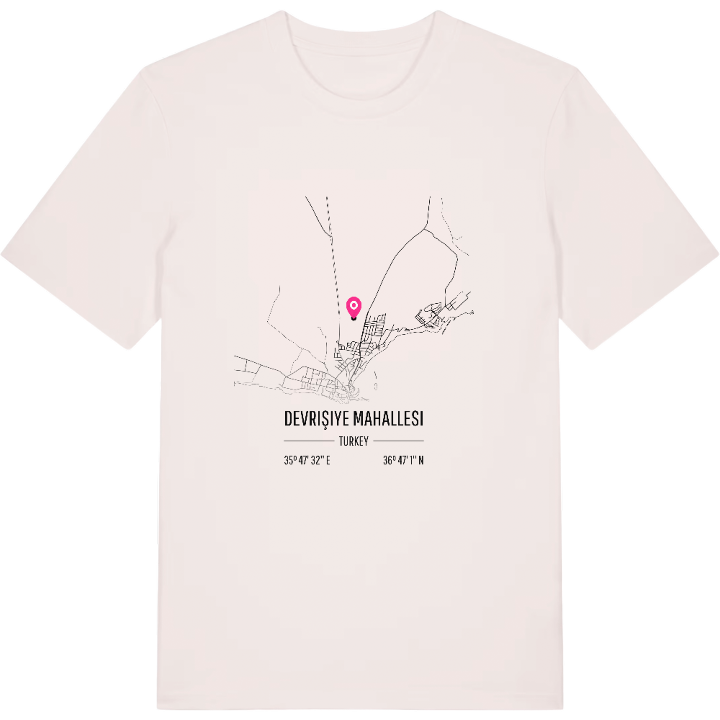 Devrişiye Mahallesi karta t-shirt – t-shirt från PinShirt