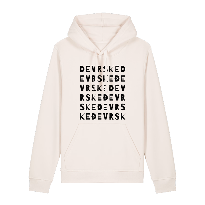 Đevrske ordlek hoodie – hoodie från PinShirt