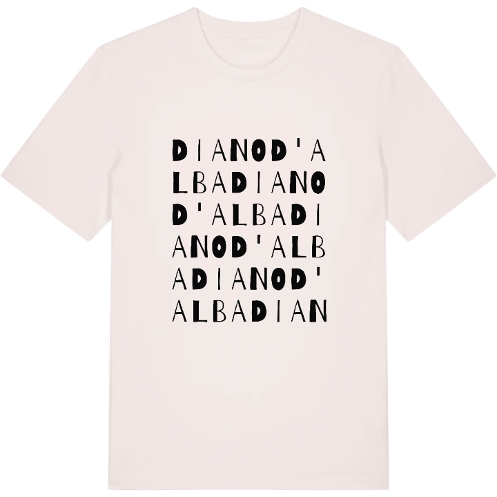 Diano d'Alba ordlek t-shirt – t-shirt från PinShirt