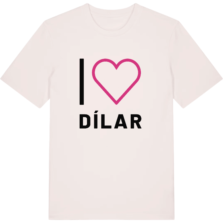 Jag älskar Dílar t-shirt stort tryck – t-shirt från PinShirt