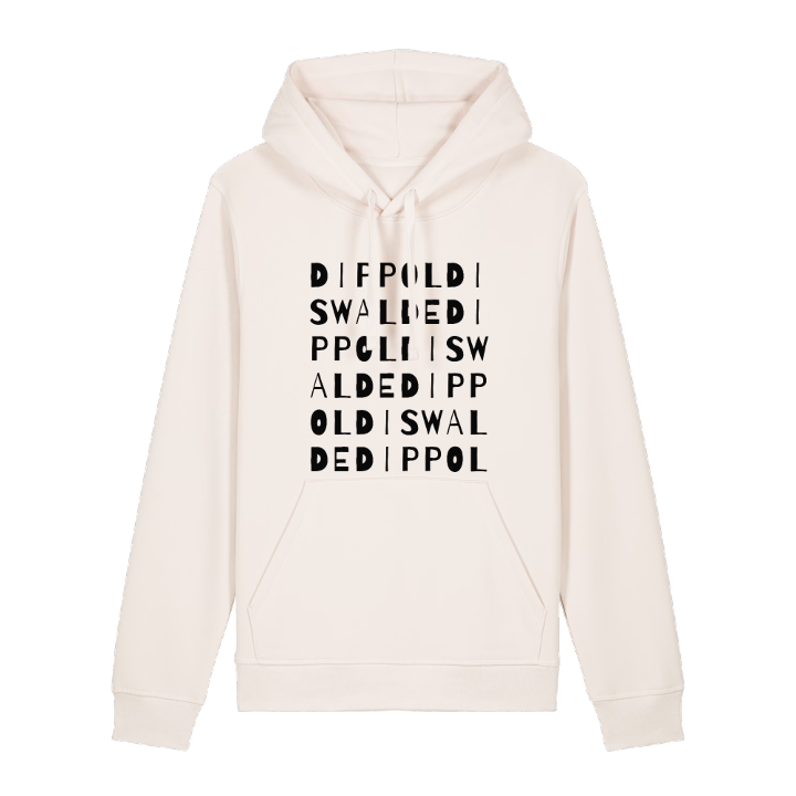 Dippoldiswalde ordlek hoodie – hoodie från PinShirt