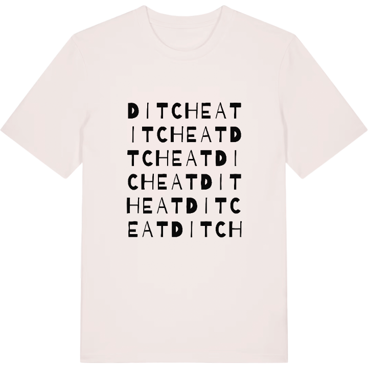 Ditcheat ordlek t-shirt – t-shirt från PinShirt