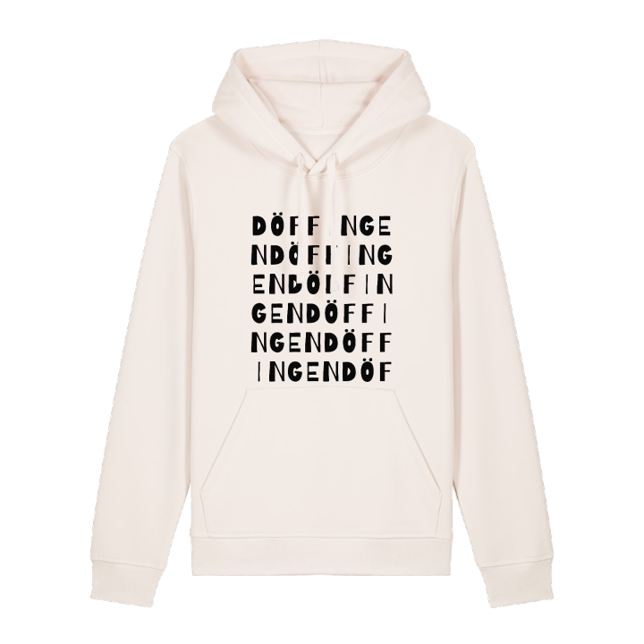 Döffingen ordlek hoodie – hoodie från PinShirt