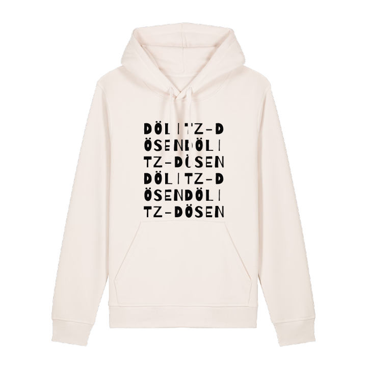 Dölitz-Dösen ordlek hoodie – hoodie från PinShirt
