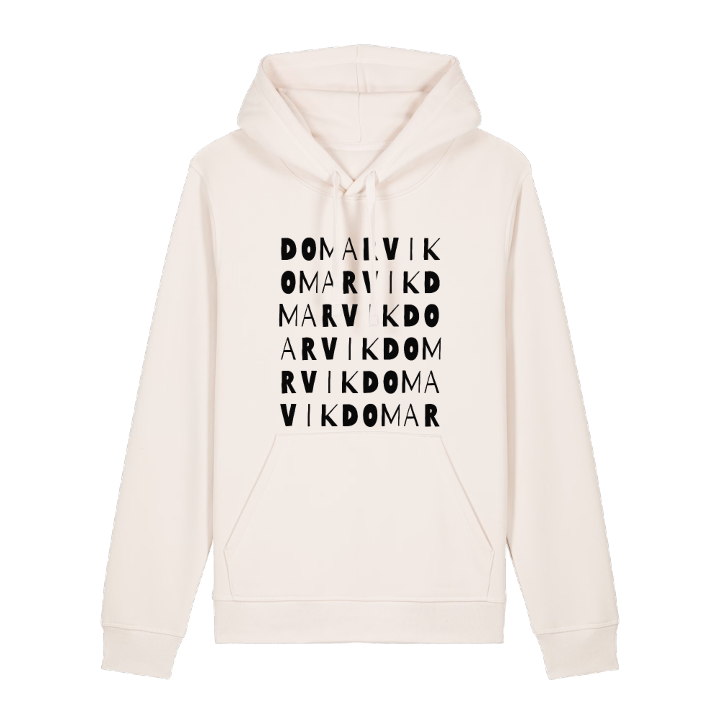 Domarvik ordlek hoodie – hoodie från PinShirt