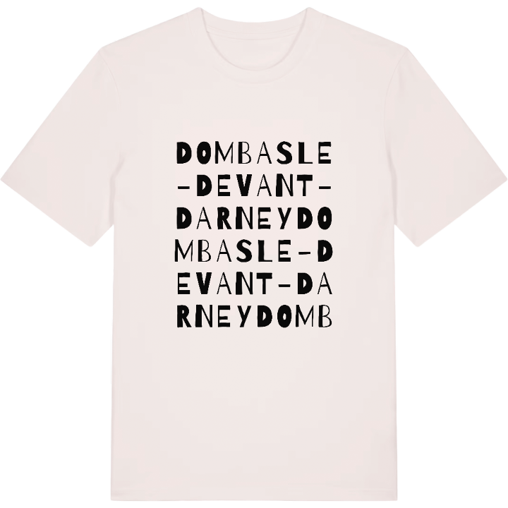 Dombasle-devant-Darney ordlek t-shirt – t-shirt från PinShirt