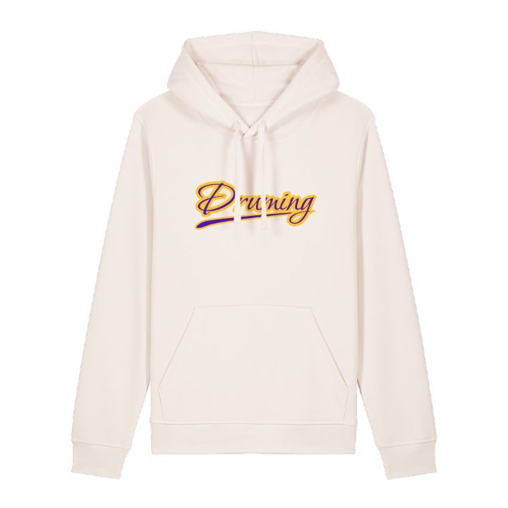 Druming baseball hoodie – hoodie från PinShirt