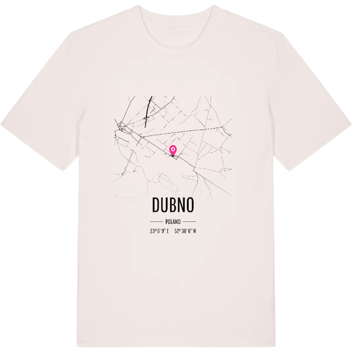 Dubno karta t-shirt – t-shirt från PinShirt