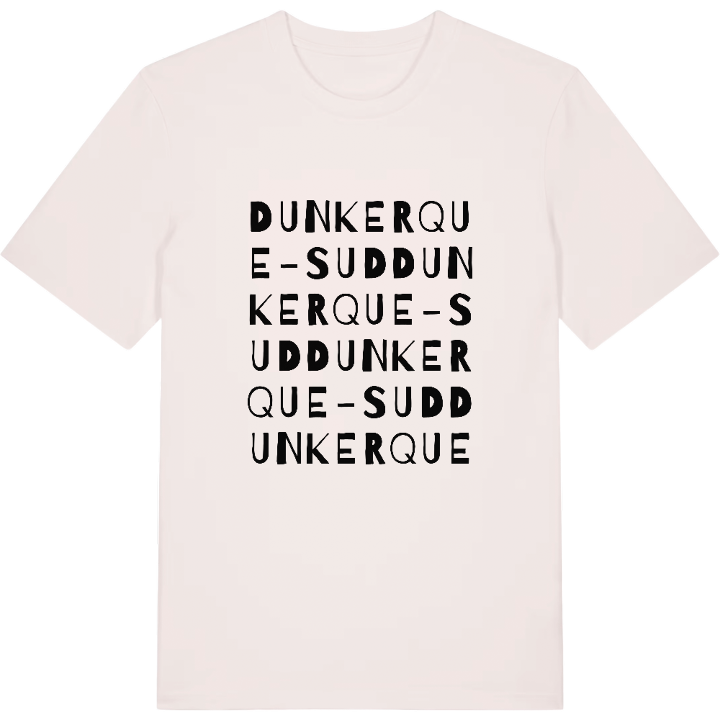 Dunkerque-Sud ordlek t-shirt – t-shirt från PinShirt