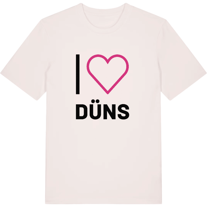 Jag älskar Düns t-shirt stort tryck – t-shirt från PinShirt
