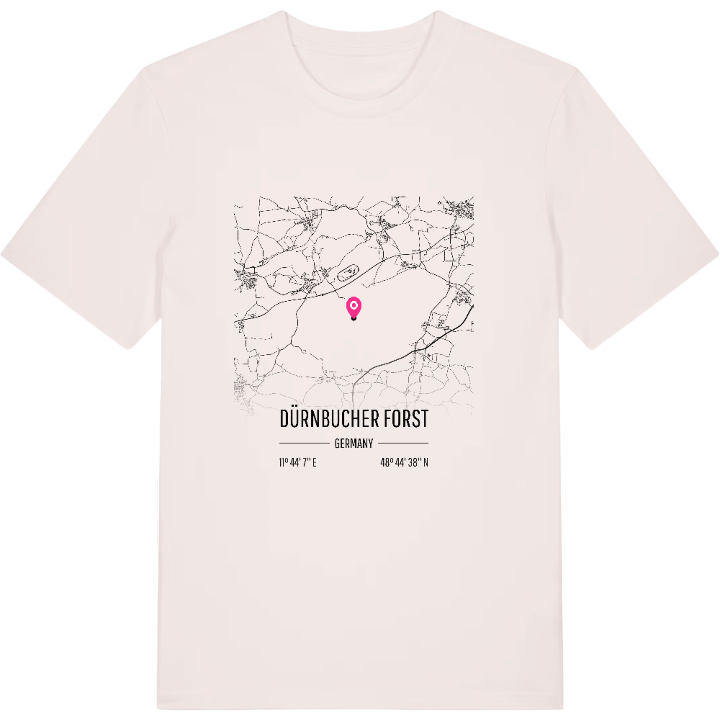 Dürnbucher Forst karta t-shirt – t-shirt från PinShirt