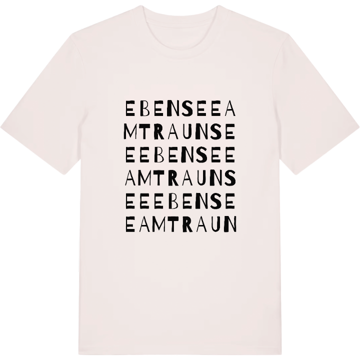 Ebensee am Traunsee ordlek t-shirt – t-shirt från PinShirt
