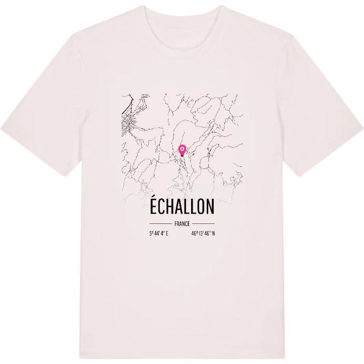 Échallon karta t-shirt – t-shirt från PinShirt