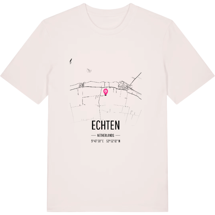 Echten karta t-shirt – t-shirt från PinShirt