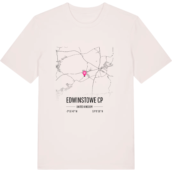 Edwinstowe CP karta t-shirt – t-shirt från PinShirt