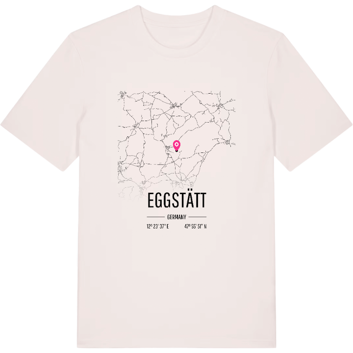 Eggstätt karta t-shirt – t-shirt från PinShirt