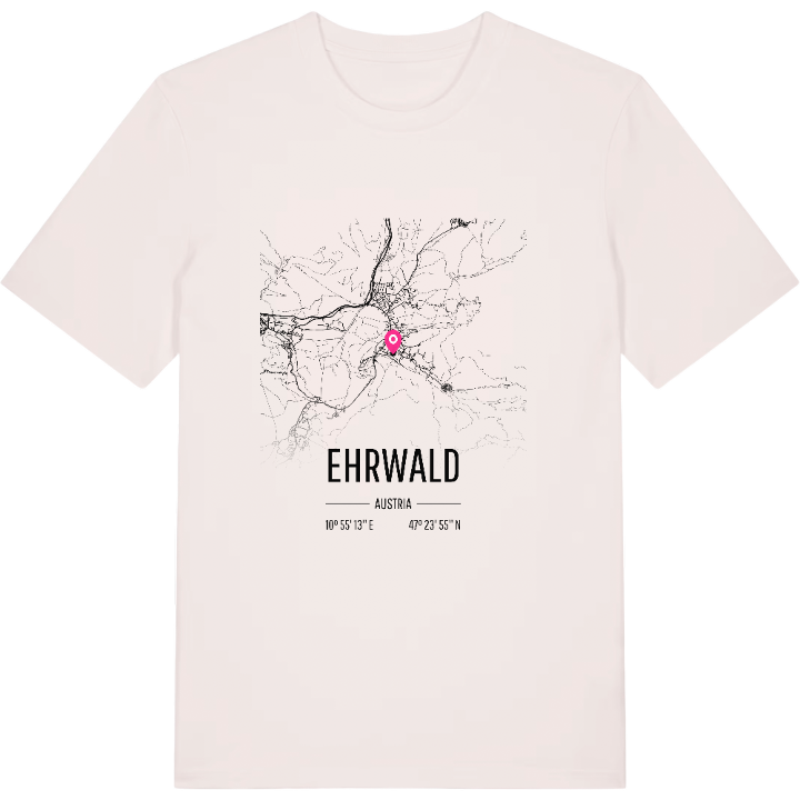 Ehrwald karta t-shirt – t-shirt från PinShirt