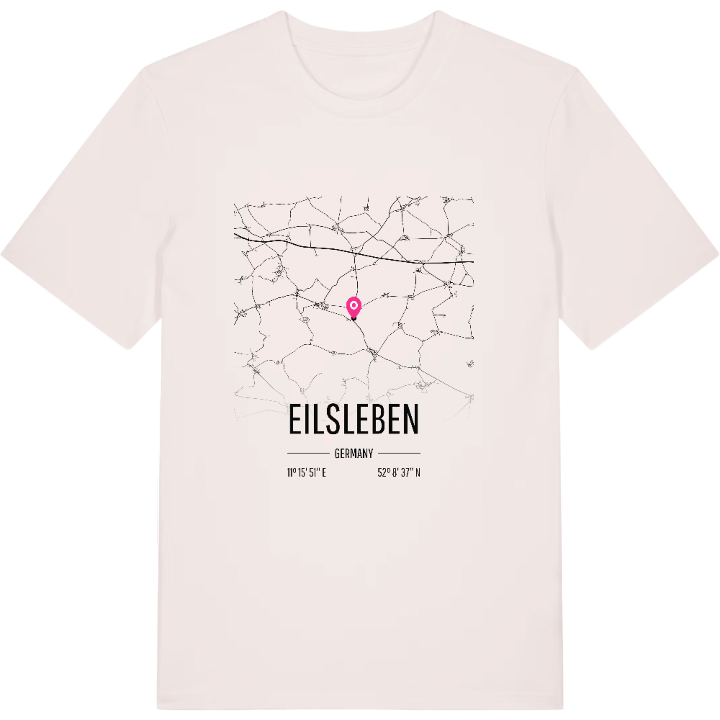 Eilsleben karta t-shirt – t-shirt från PinShirt