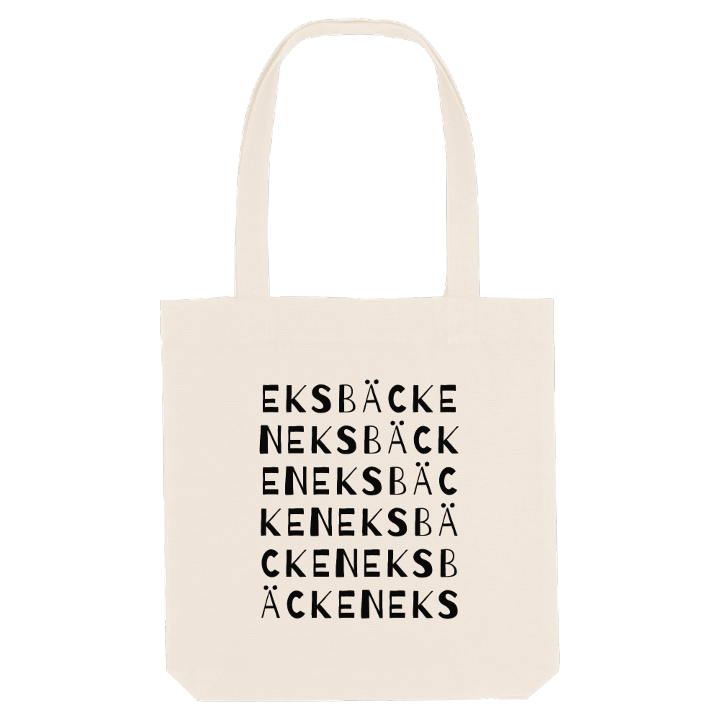 Eksbäcken ordlek tygkasse – tygkasse från PinShirt