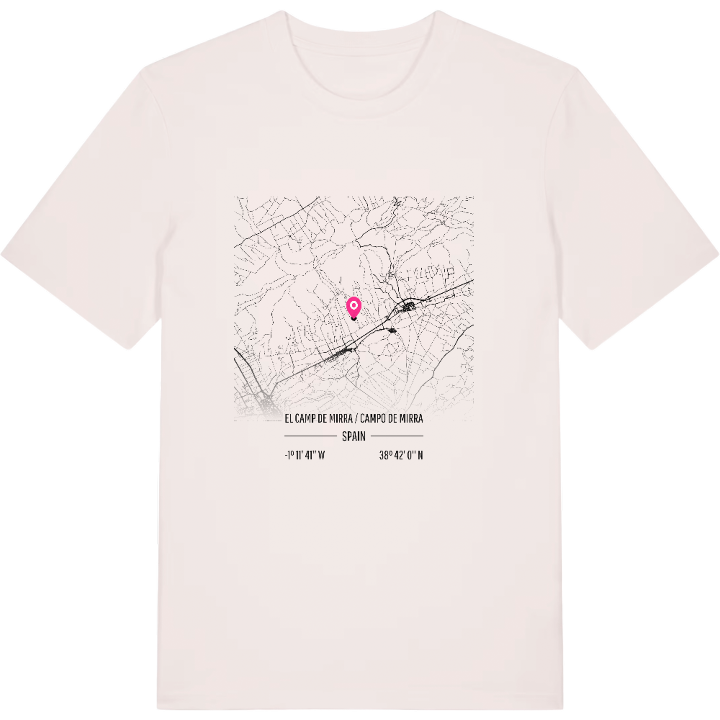 el Camp de Mirra / Campo de Mirra karta t-shirt – t-shirt från PinShirt