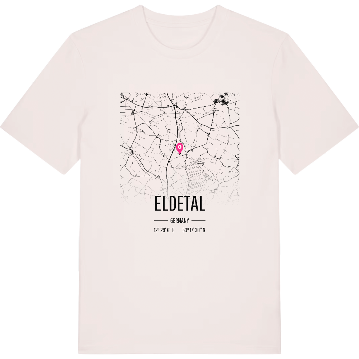 Eldetal karta t-shirt – t-shirt från PinShirt