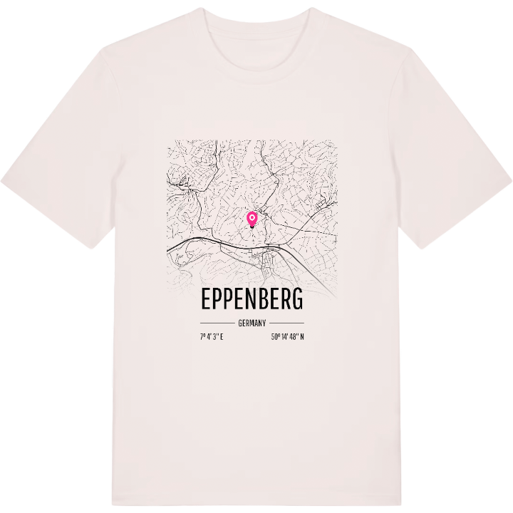 Eppenberg karta t-shirt – t-shirt från PinShirt