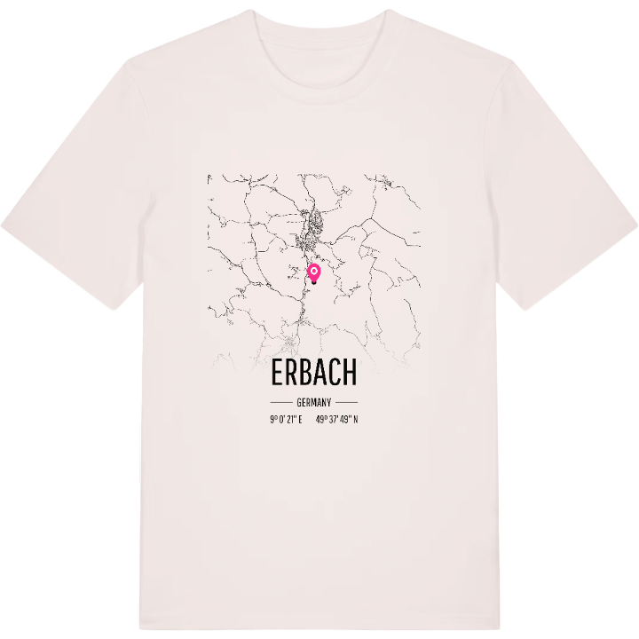 Erbach karta t-shirt – t-shirt från PinShirt