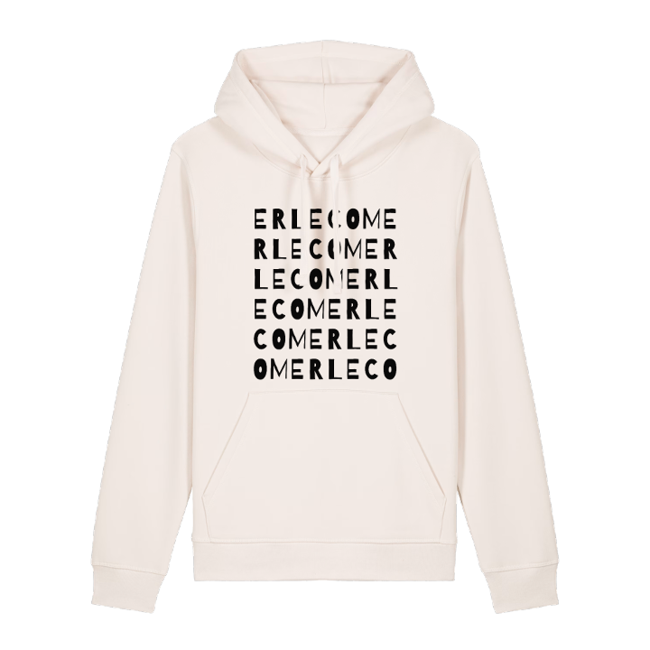 Erlecom ordlek hoodie – hoodie från PinShirt