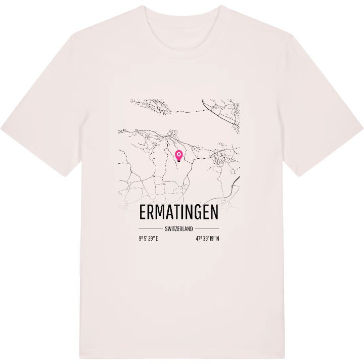 Ermatingen karta t-shirt – t-shirt från PinShirt