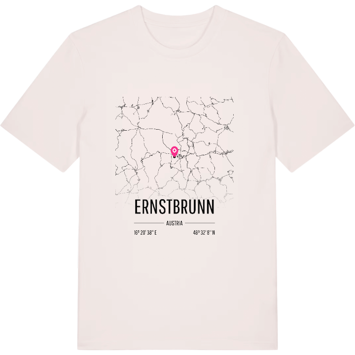 Ernstbrunn karta t-shirt – t-shirt från PinShirt