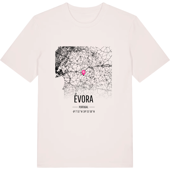 Évora karta t-shirt – t-shirt från PinShirt