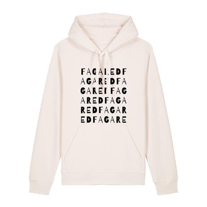Fagared ordlek hoodie – hoodie från PinShirt