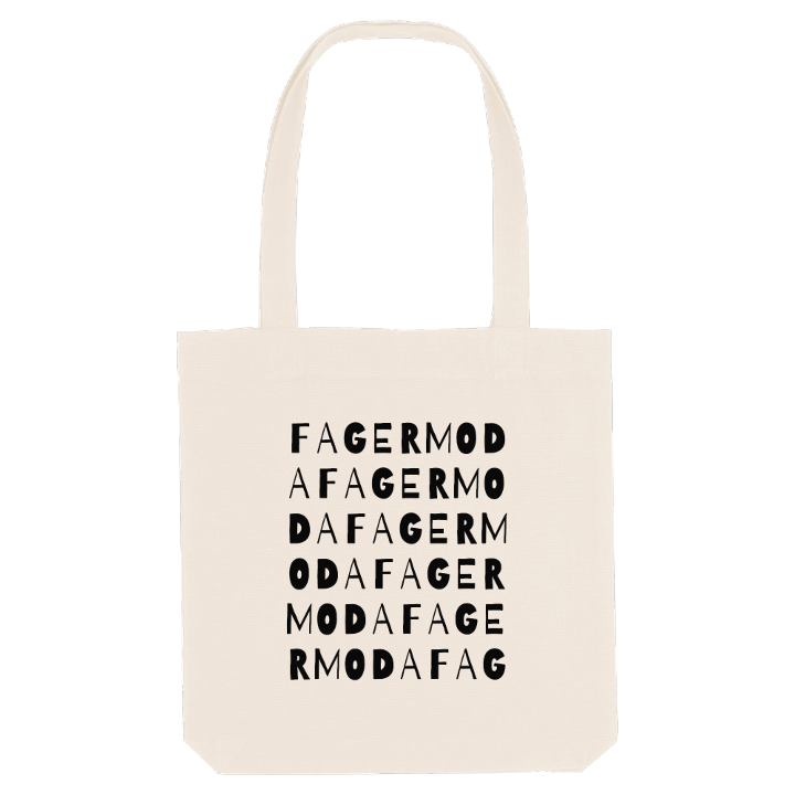 Fagermoda ordlek tygkasse – tygkasse från PinShirt
