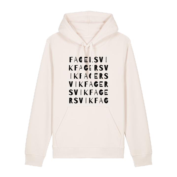 Fagersvik ordlek hoodie – hoodie från PinShirt