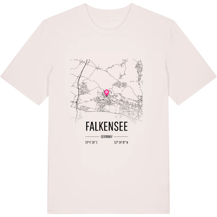 Falkensee karta t-shirt – t-shirt från PinShirt