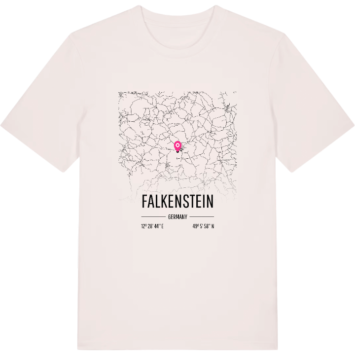 Falkenstein karta t-shirt – t-shirt från PinShirt