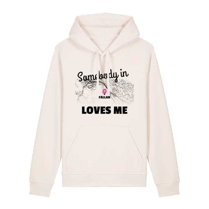 Någon i Fållan älskar mig hoodie – hoodie från PinShirt