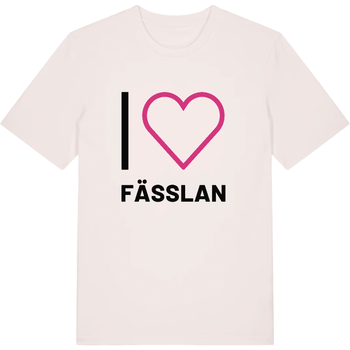 Jag älskar Fässlan t-shirt stort tryck – t-shirt från PinShirt