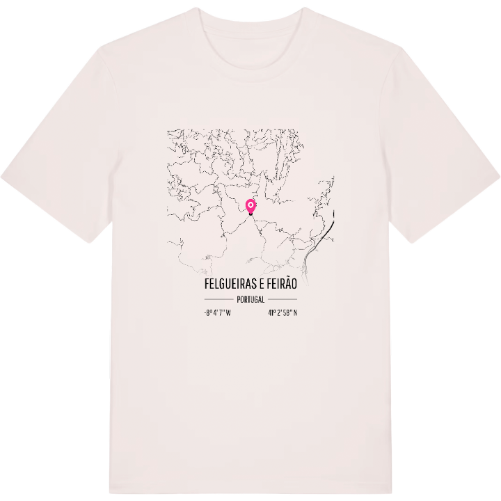 Felgueiras e Feirão karta t-shirt – t-shirt från PinShirt