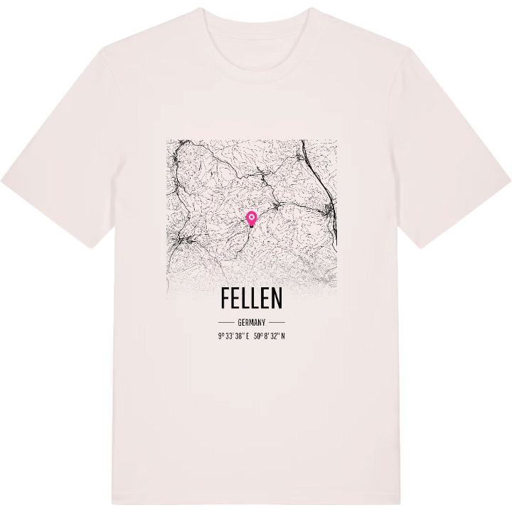 Fellen karta t-shirt – t-shirt från PinShirt