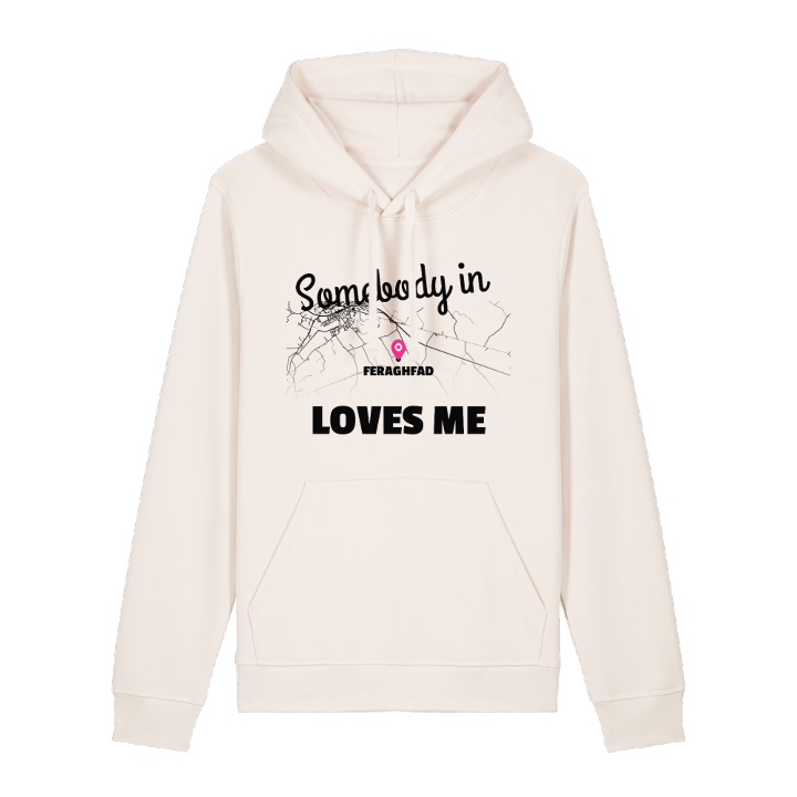 Någon i Feraghfad älskar mig hoodie – hoodie från PinShirt
