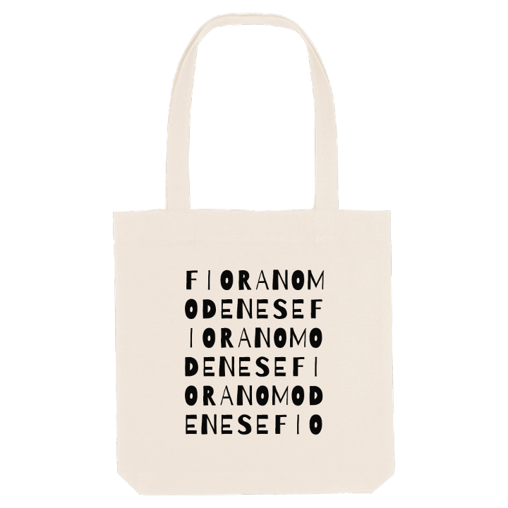 Fiorano Modenese ordlek tygkasse – tygkasse från PinShirt