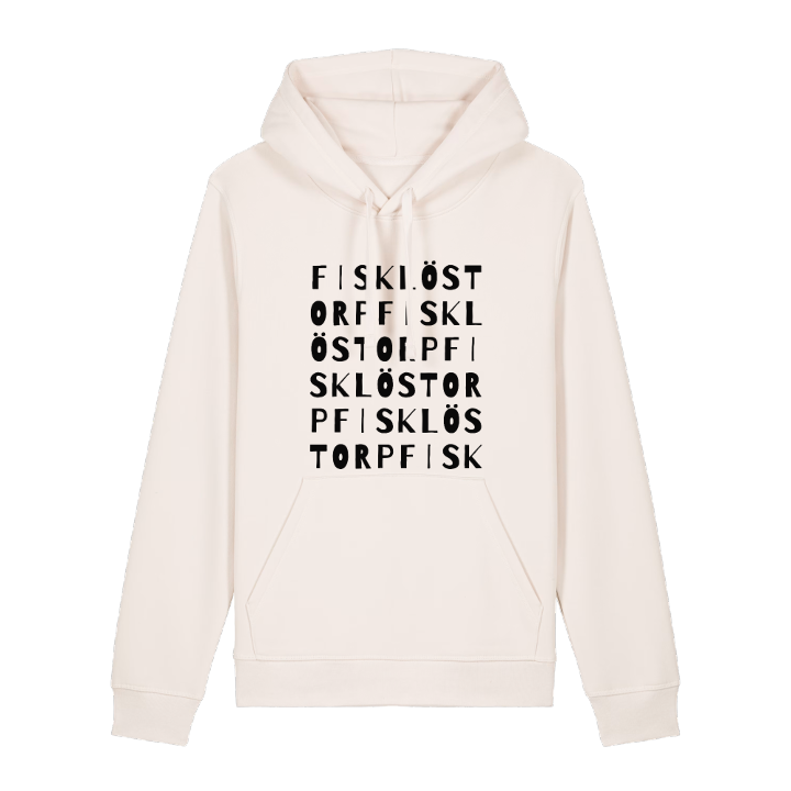 Fisklöstorp ordlek hoodie – hoodie från PinShirt