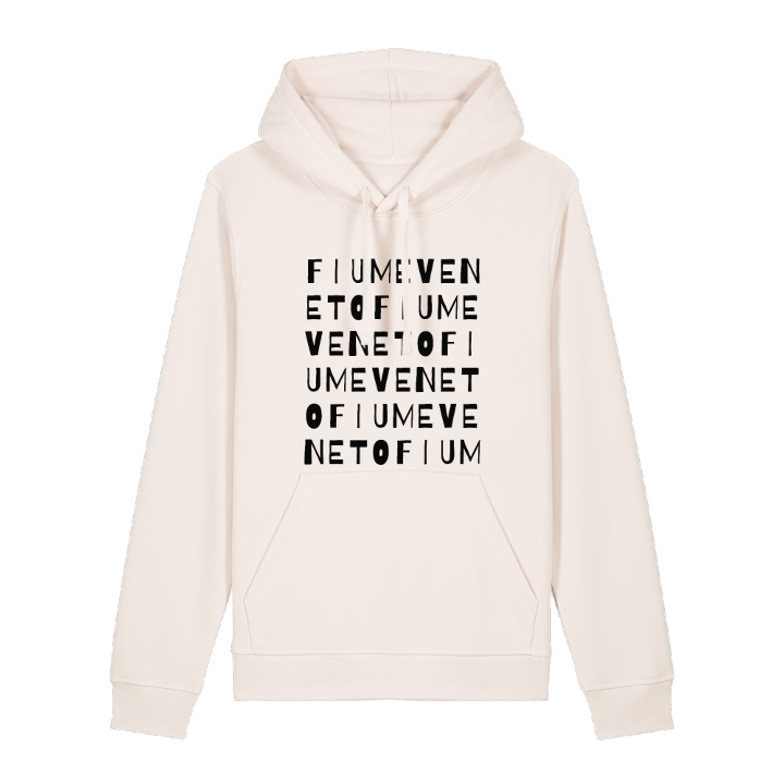 Fiume Veneto ordlek hoodie – hoodie från PinShirt