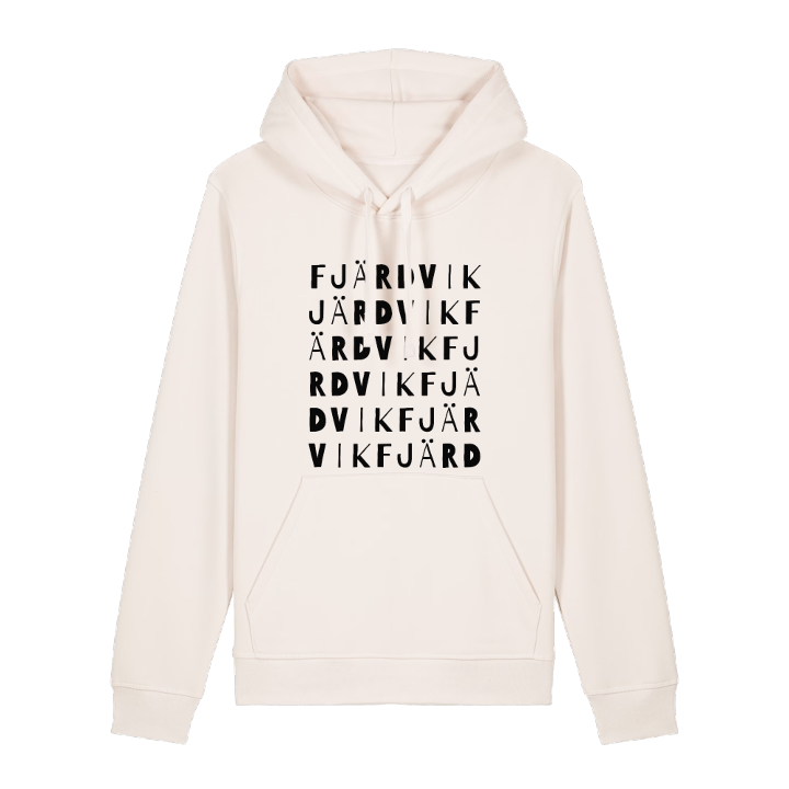Fjärdvik ordlek hoodie – hoodie från PinShirt