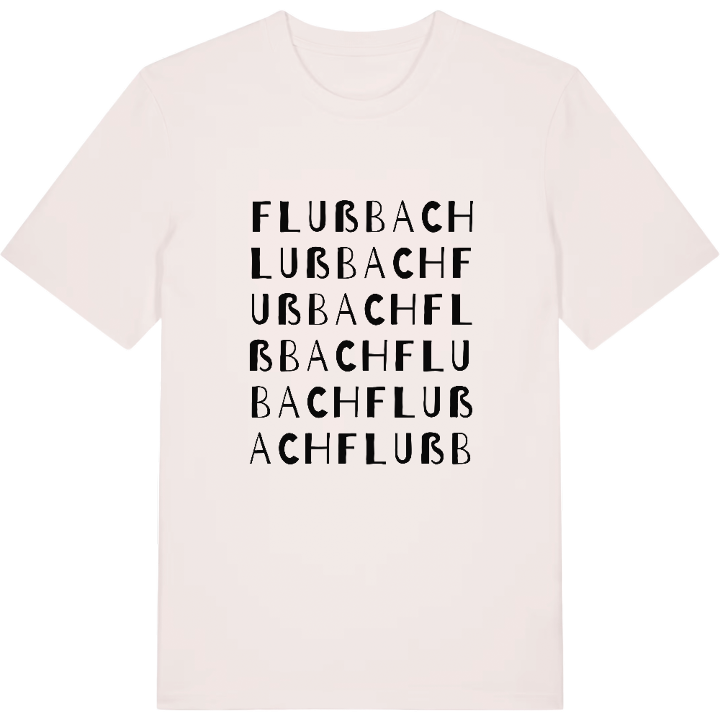 Flußbach ordlek t-shirt – t-shirt från PinShirt