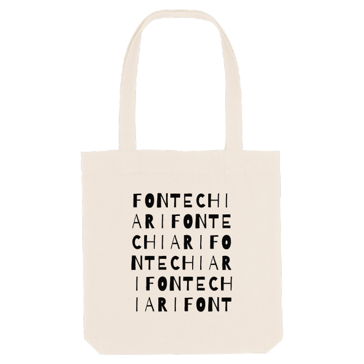 Fontechiari ordlek tygkasse – tygkasse från PinShirt