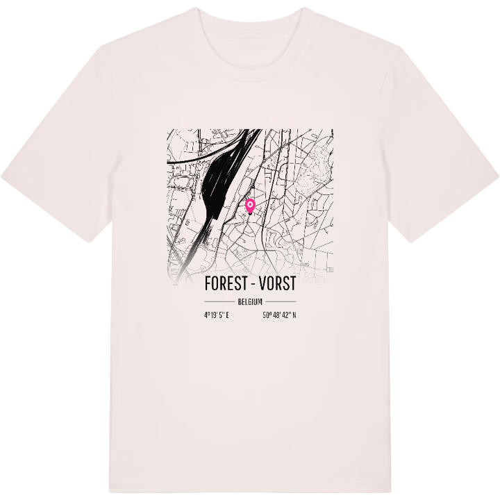 Forest - Vorst karta t-shirt – t-shirt från PinShirt
